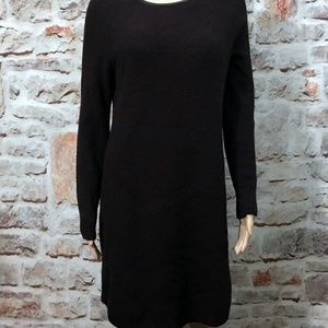 Dark Purple Sweater Dress